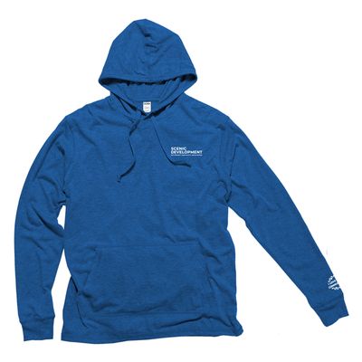 Scenic Development Unisex Royal Hooded Tee