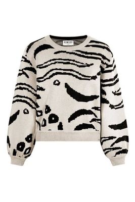 TIGER HOPE - GOTS Organic Cotton Jumper Off White