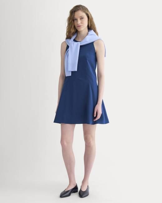 Drop Waist Mini Dress | Estate Blue