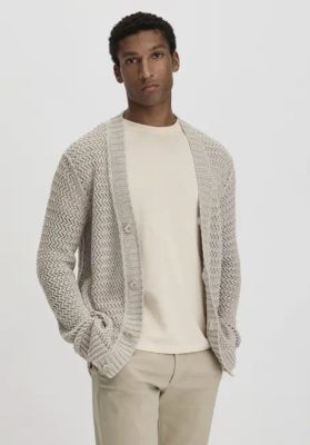Ajour Cardigan Regular aus reiner Bio-Baumwolle