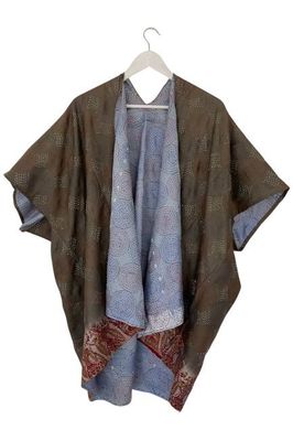 Vintage Silk Trudi Poncho No.82 Jodhpur Edit