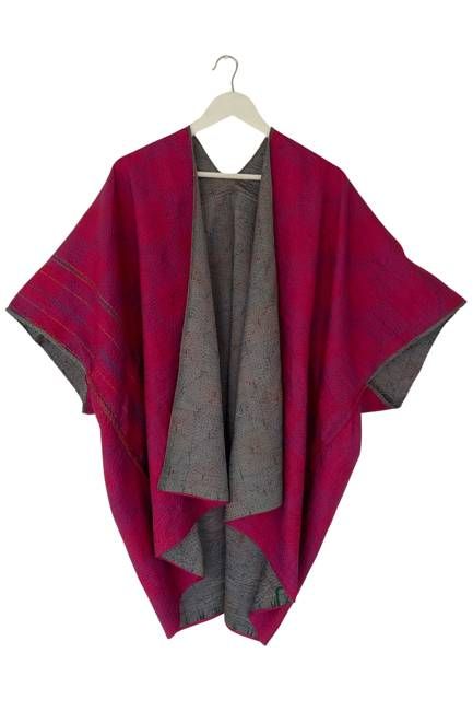 Vintage Silk Trudi Poncho No. 22 Jodhpur Edit