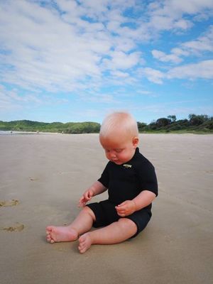 Honu Mini Springsuit - Black