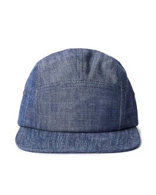 The 5-Panel Cap in Washed Indigo