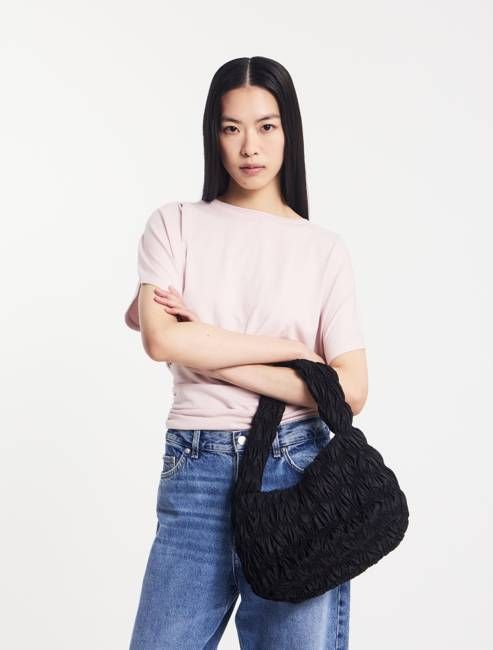 Rouch Hem Tee Dusk Pink