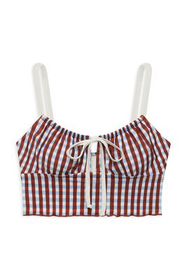 Selena Crop Top in Checkmate