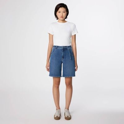 BLINKY Soft Denim - Shorts - Mittelblau
