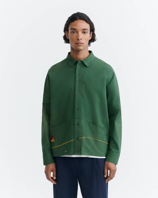 Thinking Mu Handbesticktes Jim-Shirt