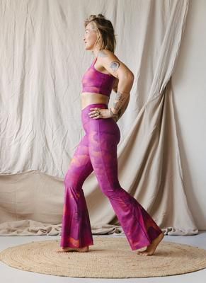 Flared Leggings Bloemendans - Hoessee