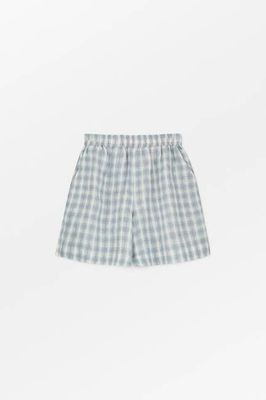Edgar shorts - Purple/blue check