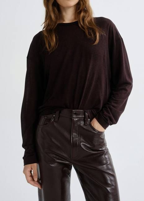 Sasha Tee (Tencel Jersey) in Ristretto