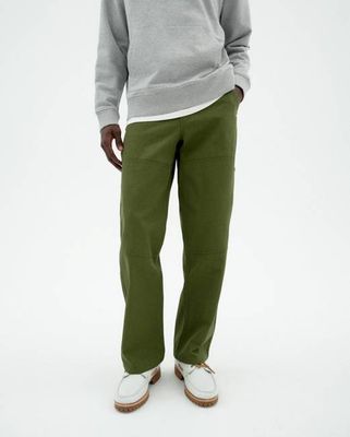 Green straight Owen pants