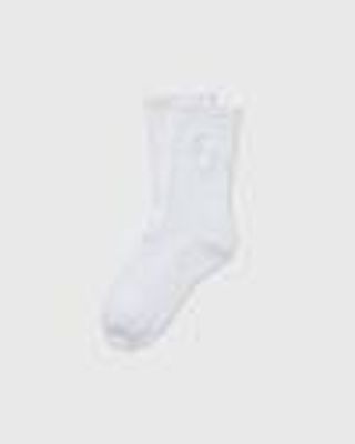 Half Crew Sock 2.0 | White Performance Socks | Vuori