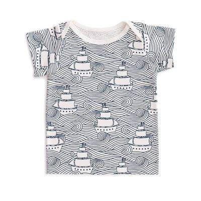 Short-Sleeve Lap Tee - High Seas Navy