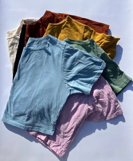 light weight crop top organic cotton — PANSY