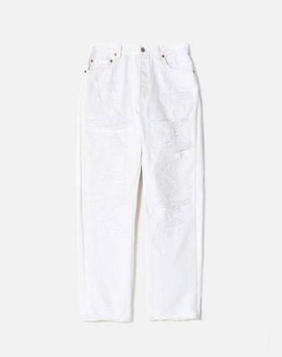 Levi's 90s RE/DONE Repair Jean - White (Retail)