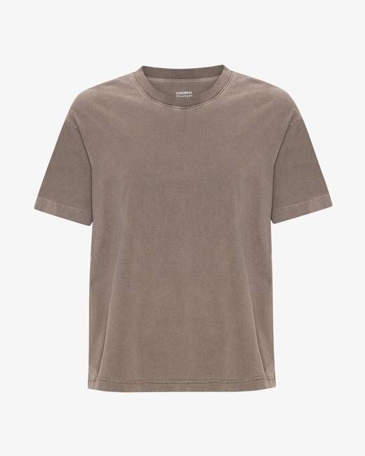 Oversized Organic T-Shirt - Faded Khaki