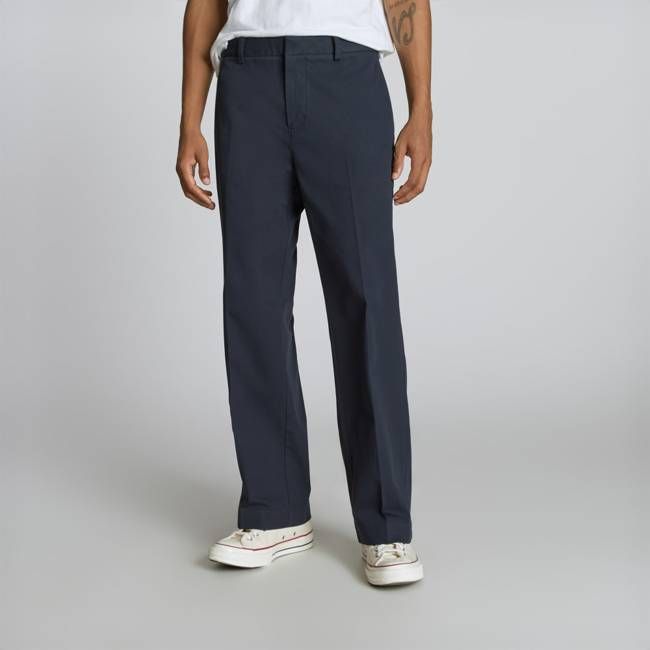 The Wide Leg Performance Chino | Deep Navy
