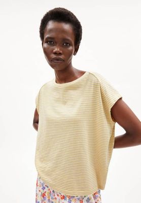 ONELIAA LOVELY STRIPES T-SHIRT | strohlicht in der Wüste