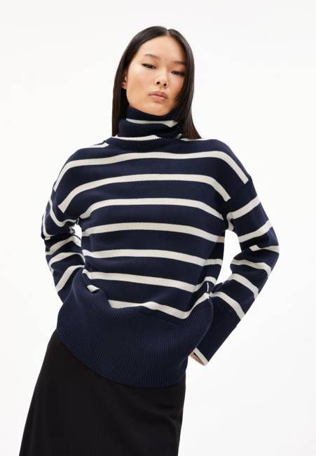 CHANAA STRIPES| night sky-oatmilk