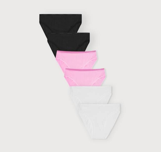 Core Rib High-Leg Briefs 6-Pack