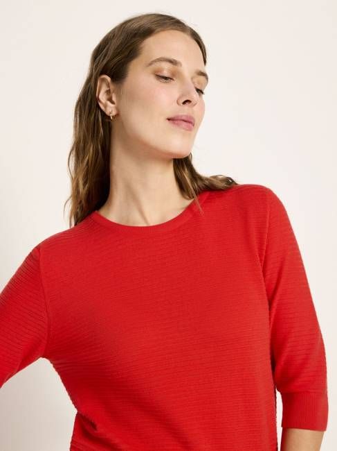short-sleeved sweater (GOTS)