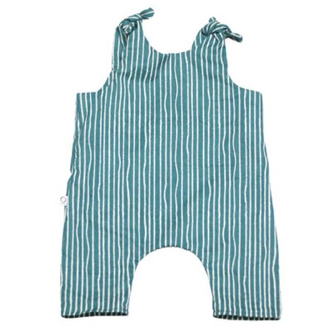 Baby-Strampler aus Bio-Baumwolle Birke (blau) - kaufen