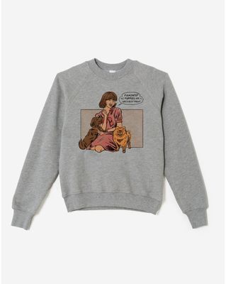 Classic Crewneck Puppies - Heather Grey