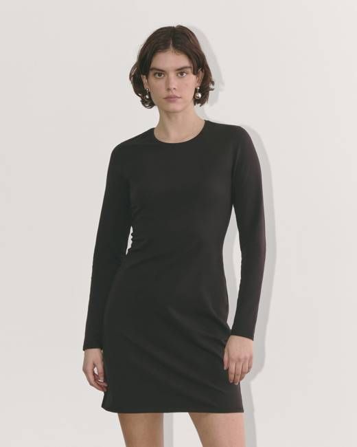The Form Mini Dress | Black