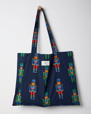 Leopard Nutcrackers - Go To Tote - Navy