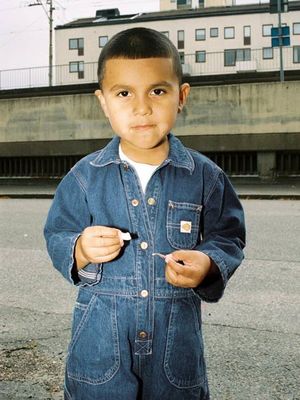 Billie Boilersuit Utility Denim kids boilersuit | Nudie Jeans
