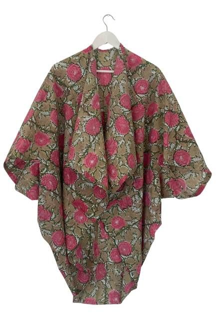 NEW! Block Print Kimono No. 97