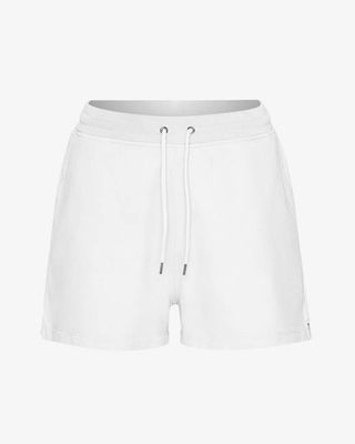 Women Organic Sweatshorts - Optical White