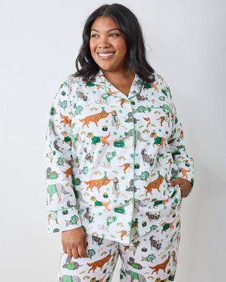 Lucky Paws - Tall Long PJ Set - Irish Cream