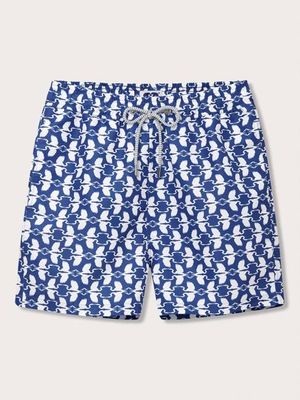 Men's White Heron Staniel Swim Shorts