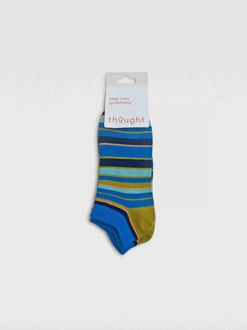 Agot Stripe & Spot Organic Cotton 3 Pack Socks - Multi