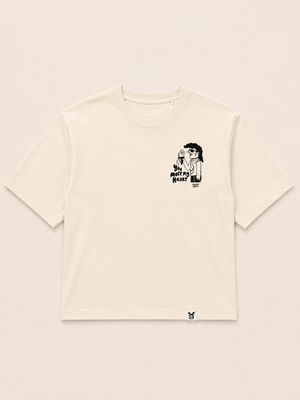 CAMISETA CREAM YOU MELT MY HEART OVERSIZE