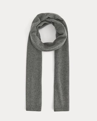 The Cashmere Scarf | Heather Charcoal