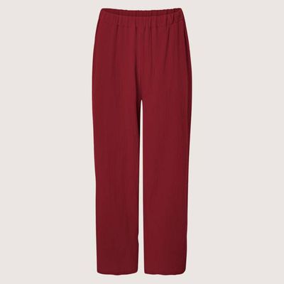 Musselin-Hose Lola weinrot (rot)