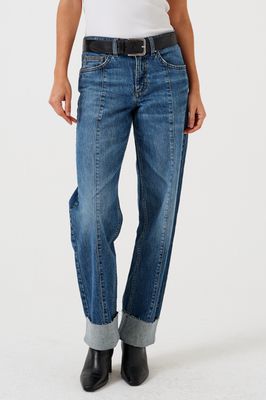 Stevie Turn Up Jeans in Arizona Vintage