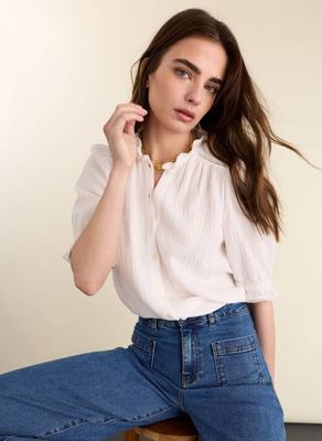 Bryony Organic Cheesecloth Blouse