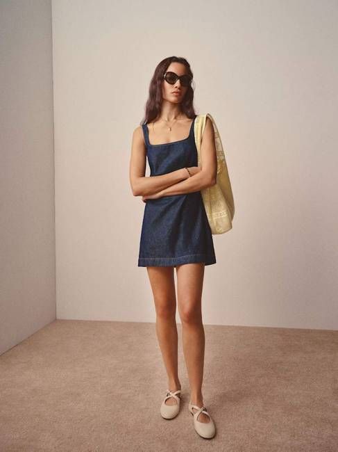 Elinda Denim Mini Dress