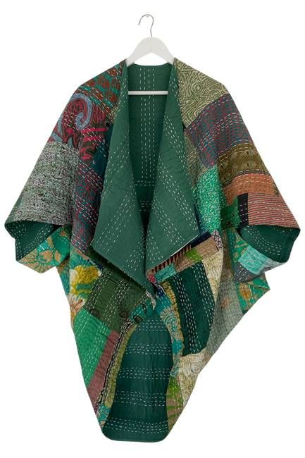 NEW! Vintage Patchwork Stories Kimono No.78