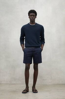 MARINEBLAUER SCHWANZPULLOVER