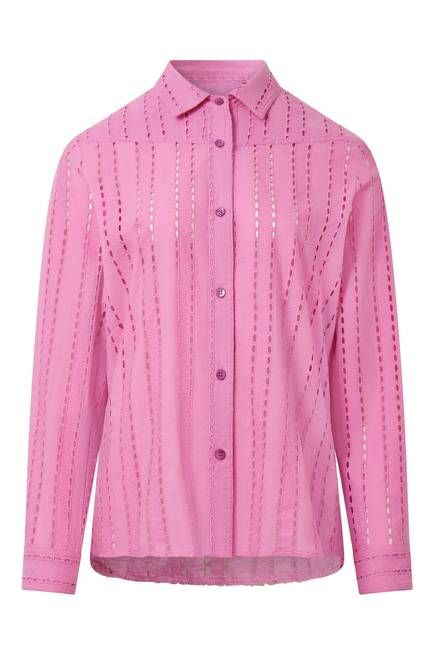 RIO - Broderie Anglaise Top - Pink