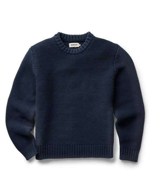 The Topsail Sweater in Dark Navy