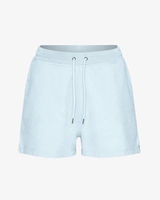 Women Organic Sweatshorts - Polar Blue