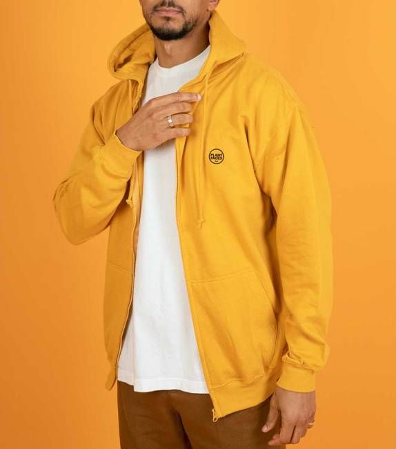 The Classics Zoodie - Embroidered Logo - Mustard Yellow