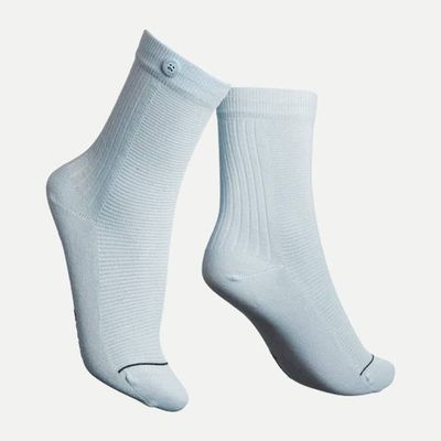 2 Way Rib - Soft Blue