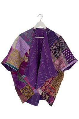NEW! Vintage Patchwork Stories PETITE SIZE Kimono No.87